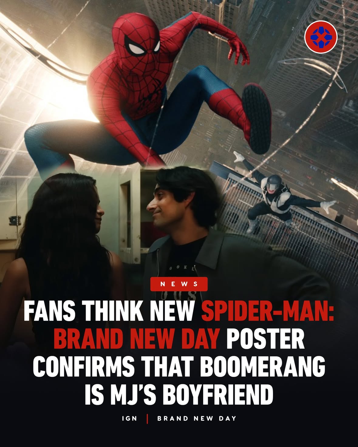 Fans are speculating that the character seen with MJ in the first Spider-Man: Brand New Day trailer is Boomerang, with possible confirmation by a new official art poster via AllPosters.

Link in bio for more.