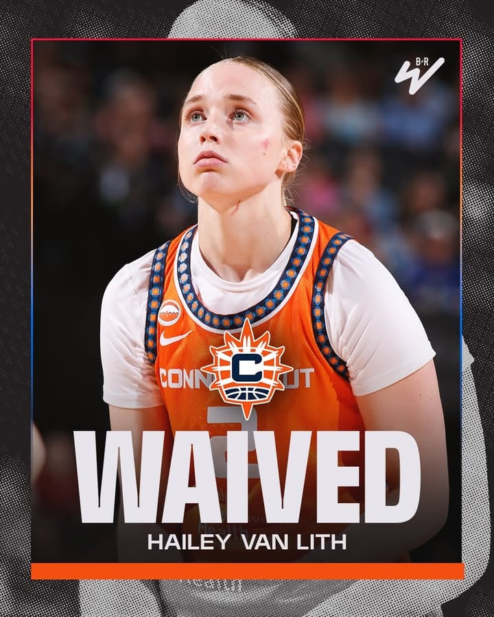 Hailey Van Lith has been waived by the Connecticut Sun. She played 8 games with them and averaged 8.3 PPG. 

She was waived by the Chicago Sky earlier this season, where she was drafted 11th overall in 2025.