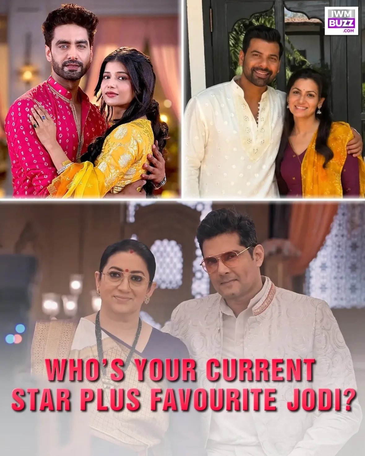 Who's your current StarPlus favourite jodi? Comment ❤️

#yehrishtakyakehlatahai #ohumnavatumdenasaathmera #kyunkisaasbhikabhibahuthi #starplus #tvshow