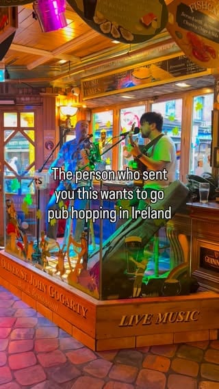 🍀 🎻5 Pubs in Ireland You Absolutely Shouldn’t Miss 🍀🇮🇪

If you’re traveling to Ireland for authentic traditional Irish music, these are the pubs I’d put at the top of the list:

📍 The Cobblestone (Dublin)
Often considered the heartbeat of Dublin’s trad music scene. Musicians gather here nightly, and the focus is always on preserving authentic Irish music and culture.

📍 Gus O’Connor’s (Doolin)
Doolin is often called the traditional music capital of Ireland, and Gus O’Connor’s is one of the best places in the country to experience a genuine session after a day exploring the Cliffs of Moher.

📍 Tigh Neachtain (Galway)
A Galway institution known for its cozy atmosphere, excellent musicians, and sessions that often spill out into the surrounding streets.

📍 Dick Mack’s (Dingle)
Part pub, part leather shop, and entirely unforgettable. Expect incredible local musicians, great craic, and a true Dingle experience.

📍 Sean’s Bar (Athlone)
Officially recognized as Ireland’s oldest pub, dating back over 1,100 years. The history is remarkable, but the live music and atmosphere are what keep visitors coming back.

📍 Oliver St. John Gogartys (Dublin) 
And I’ve got to give props to the one in this reel which is, my personal favorite, Oliver St. John Gogartys right in the heart of Dublin. Known for its lively daily trad music sessions, literary namesake, and its role as a cornerstone of the vibrant Temple Bar cultural district.

The best nights in Ireland aren’t found on an itinerary. They’re found in a crowded pub, surrounded by locals, listening to fiddles, flutes, and bodhráns. 🎻🍺

🍀 If Ireland is calling your name, I’m your girl. DM me or click the link in my bio, and I’ll help you create an Irish adventure filled with unforgettable experiences, hidden gems, and plenty of trad music along the way. 🎻🇮🇪

#travelireland #irelandgram #traveladvisor #dublinpubs #traveleurope