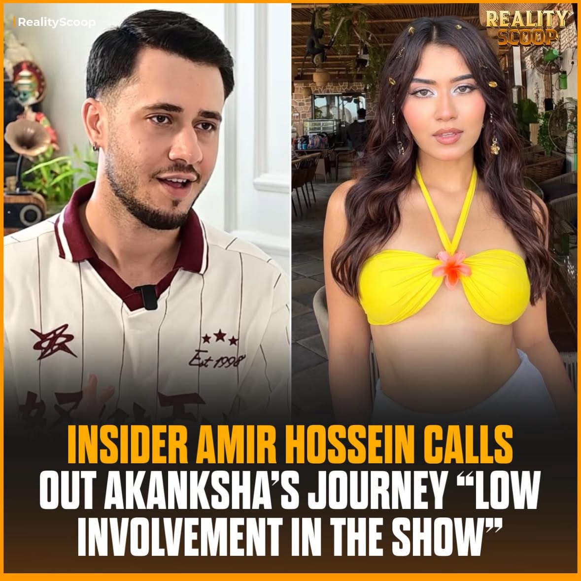 In a recent podcast, Insider Amir shared his take on Akanksha’s journey… and it’s getting people talking 💥

He mentioned that her involvement and performance in the show were comparatively low 

#MTVSplitsvillaX6 #MTVSplitsvilla #MTV #Splitsvilla16 #RealityScoop