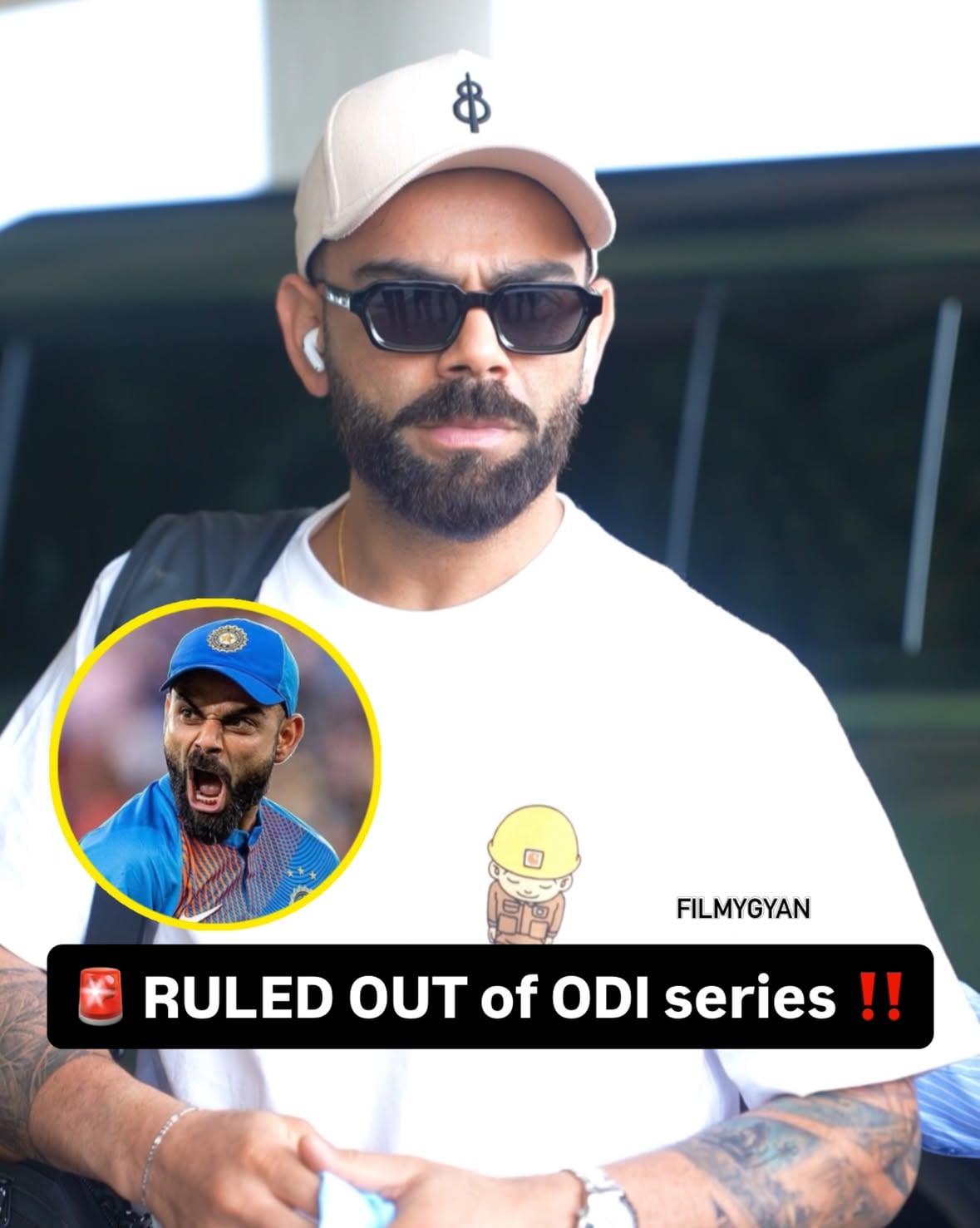 Just in, Virat Kohli has been ruled out of ODI series against Afghanistan due to hamstring injury ‼️

#fg9