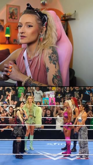 ALEXA BLISS WITH THE MIC ON SMACKDOWN #wwe #prowrestling