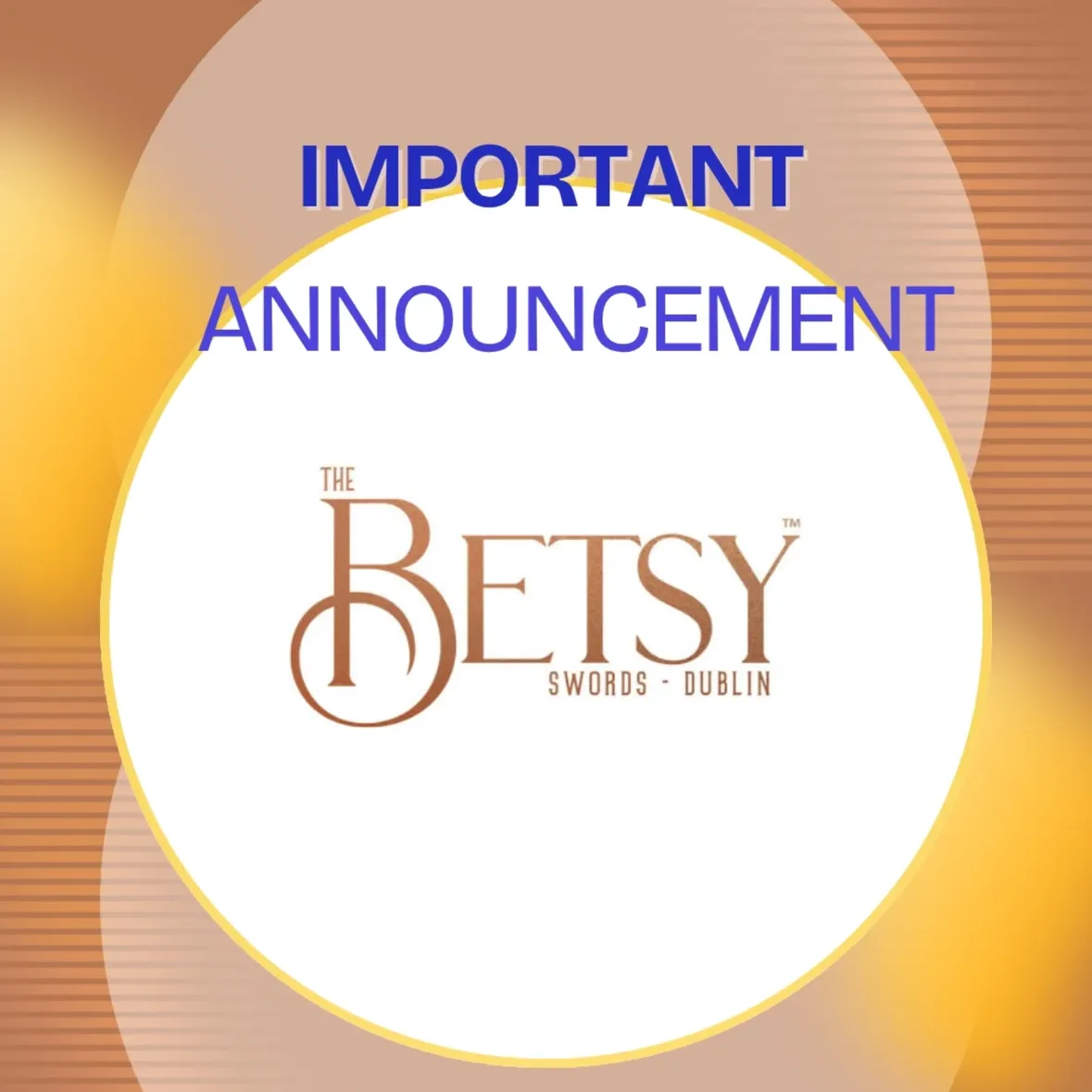 **Important Announcement**

It is with deep sadness that we announce the immediate closure of The Betsy Bar & Restaurant due to unforeseen circumstances.

This has been an incredibly difficult decision, and one that has not been made lightly. Over the years, The Betsy has been more than just a bar and restaurant – it has been a place where friendships were formed, celebrations were shared, and countless memories were made. For that, we will be forever grateful.

We would like to extend our sincere thanks to all of our wonderful customers for your loyalty, support, and friendship throughout the years. Your continued patronage has meant the world to us, and it has been our privilege to serve you.

We would also like to acknowledge our dedicated staff, past and present, whose hard work, passion, and commitment helped make The Betsy such a special place.

While we are heartbroken to say goodbye, we will always cherish the memories and the community that grew around The Betsy.

Thank you for being part of our journey.

From the bottom of our hearts, thank you for everything.

The Betsy Family
Staff and Management