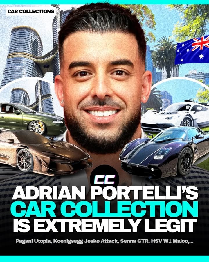 Adrian Portelli’s car collection is extremely legit. The Australian billionaire and founder of LMCT+ has assembled one of the wildest garages in Australia, packed with hypercars, rare Aussie icons and slammed classics. Portelli clearly isn’t playing around.

On the hypercar side, he owns a Pagani Utopia in exposed purple carbon, a Koenigsegg Jesko Attack, Koenigsegg CC850, and a bronze McLaren Senna GTR that famously got craned 57 floors up into his Melbourne penthouse. Add a Lamborghini Fenomeno, an all-white Mercedes-AMG ONE, a pink Porsche Carrera GT, Mercedes-Benz SLR McLaren 722S, McLaren Senna and McLaren P1, and you’re already looking at an absurd lineup.

The supercars keep coming: McLaren 765LT Spider, Porsche 991.2 GT2 RS, Porsche 992 GT3 RS, Lamborghini Huracán STO, Murciélago SV, Aventador SVJ and a Diablo GTR limited to just 30 examples. He’s also a fan of slammed classics, owning a Bentley Continental GT, Ferrari Testarossa and Lamborghini Countach sitting low to the ground.

Representing Australia and Japan are some equally special machines: a manual Nissan Skyline R34 GT-R V-Spec II nicknamed “WAR GTR”, a blue Subaru Impreza 22B-STi, two of the four HSV GTSR W1 Maloos ever built, and a custom 1-of-1 Holden VT HSV Senator.

What’s your thoughts about Adrian Portelli’s car collection?? 🤔💭

📸©️Credits : @adrian_portelli / @lmctplus / Cover Pic. by Sam Tabone via Getty Images @thealistphotographers / @paganiautomobili / @pickeringluxurygarage / @koenigsegg / @tfjj / @rubcars_monaco / @timpics.mc / @melbournecarspotters / @jldmcl / @noah_thorley_images / @tristanorb / @meguiarsmotorex / @petrolgears / @al13wheels / @rock_photograph / @kazuki_madlane / @madlane.ltd / @eyecandymotorsports / @ridesbykam / @hitorqueperformance 

➡️All Photos credited to respective pictures owners. Contact to be tagged.