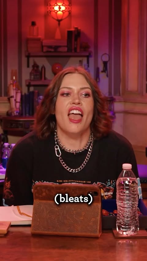 GRAAAAAHISSSRAGRAGRHRHRHR 😈 🗣

Tyranny (@WhitneySMoore) and Game Master @BrennanLeeMulligan show off their demonic skills as they exchange a barrage of infernal speech in #CriticalRole Campaign 4, Episode 27 - "Complicated Questions", now available on @hellobeacon and YouTube! 

#voiceacting #improv #demon #brennanleemulligan #tabletopgaming #dnd