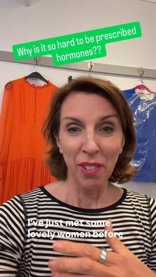 Please help me understand why it’s so hard for women to be prescribed hormones. 

Over the last few weeks on my theatre tour, I have met thousands of women who all tell me the same. 

It is so easy to be prescribed antidepressants but so hard to be prescribed hormones. 

Why is this? I don’t know the answer so please let me know in the comments below