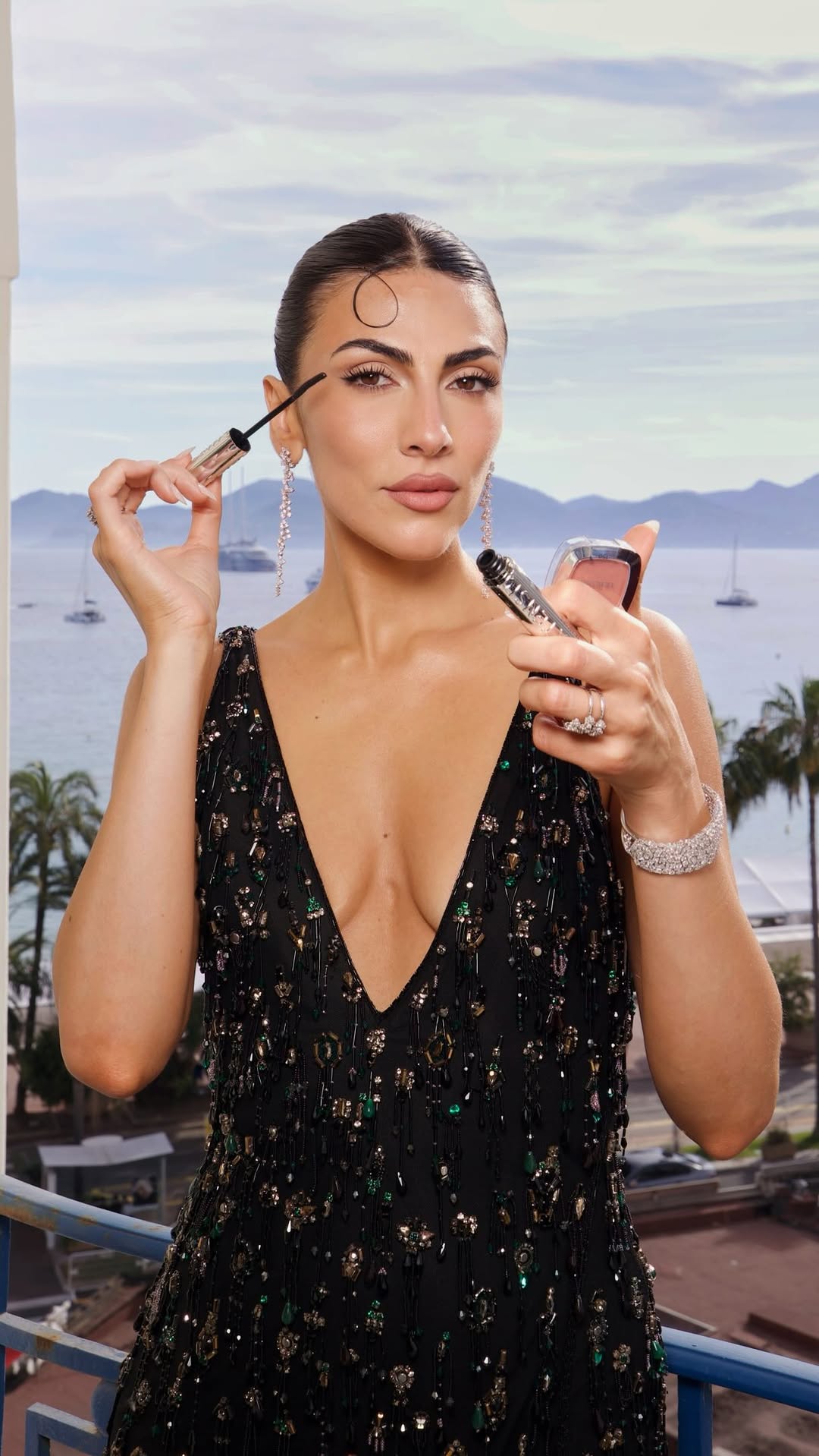 Getting ready w// @giuliasalemi & @modacorriere at Cannes Film Festival