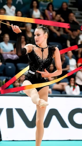 The routine of the last Gold 🥇 of the individual competition at #Varna2026
Darja Varfolomeev 🖤❤️💛 is the Champion of Europe with Ribbon!

#Rhythmic | #Gymnastics