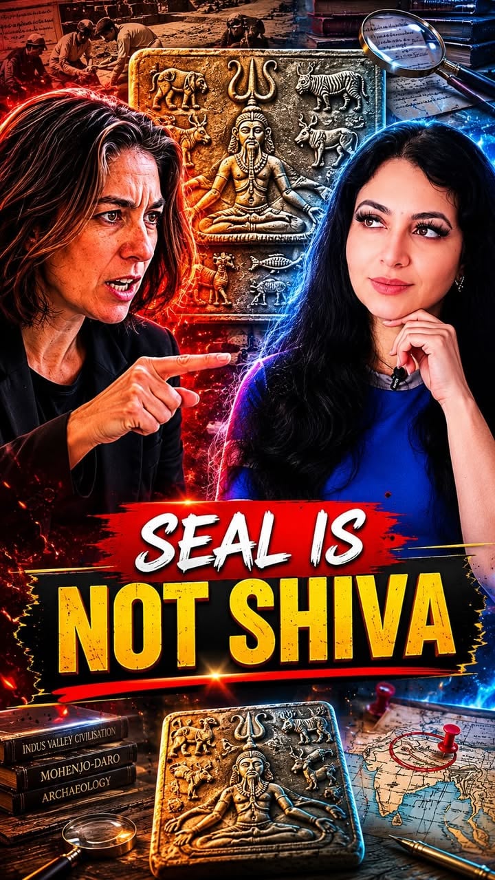 “Not Shiva”one comment and endless controversy.

The 4500 years old Pashupati Seal continues to ignite debates on Indian civilisation, archaeology, symbolism 
and historical interpretation.

Is it an early yogic figure? A “Lord of Animals”? Something else entirely?

#PashupatiSeal #History #AncientIndia