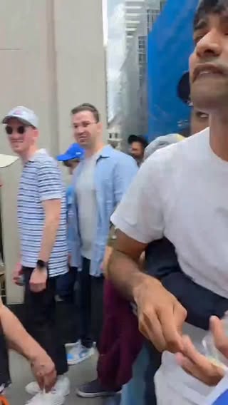 Here is @samueljamessss waving an Israeli flag hurling expletives at Muslims and Transgender individuals protesting the Israel Day Parade. Sunday, May 31st 2026. Manhattan, New York. #zionism #israel