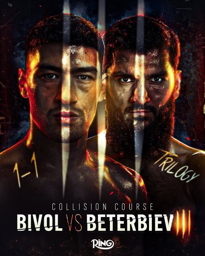 Who do you want to see Dmitry Bivol defend The Ring light heavyweight title against next ❓

🥊️ Bivol vs Artur Beterbiev III
🥊️ Bivol vs David Benavidez