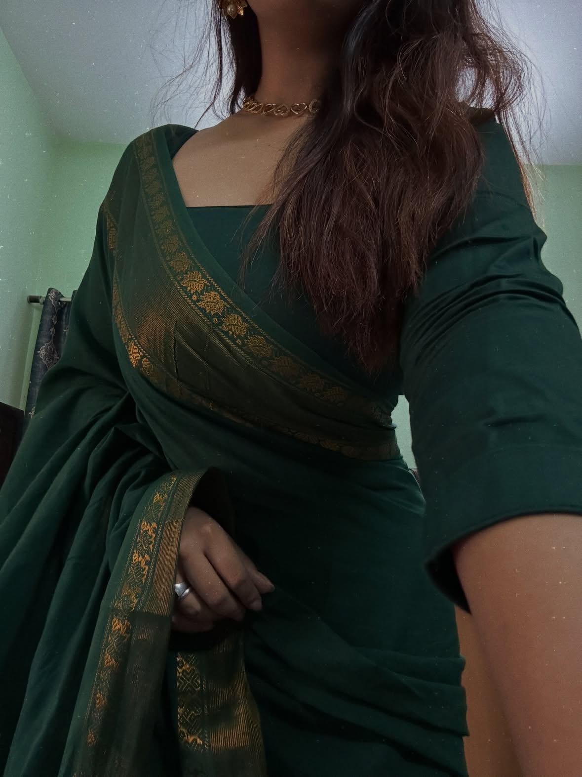 Nothing can go wrong in a saree🌸💋