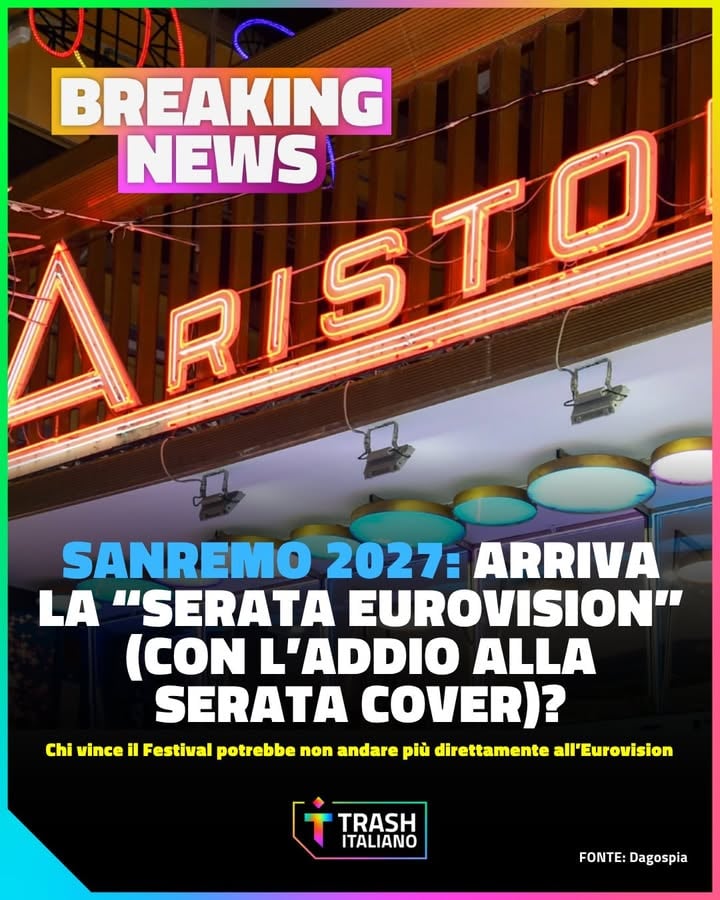 Rivoluzione a #Sanremo2027? 🤔