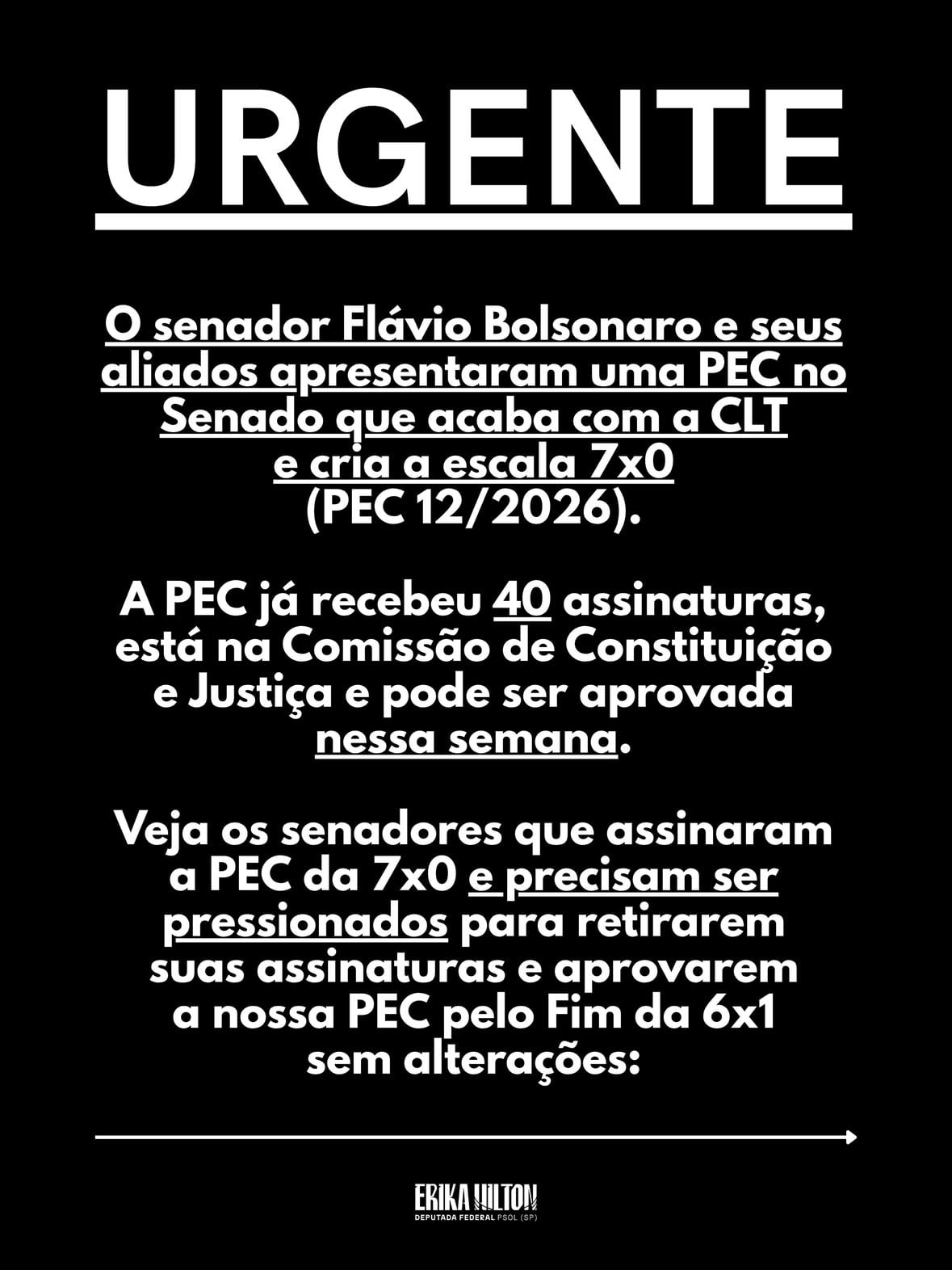🚨 FIM DA ESCALA 6x1: TODOS OS OLHOS NO SENADO!