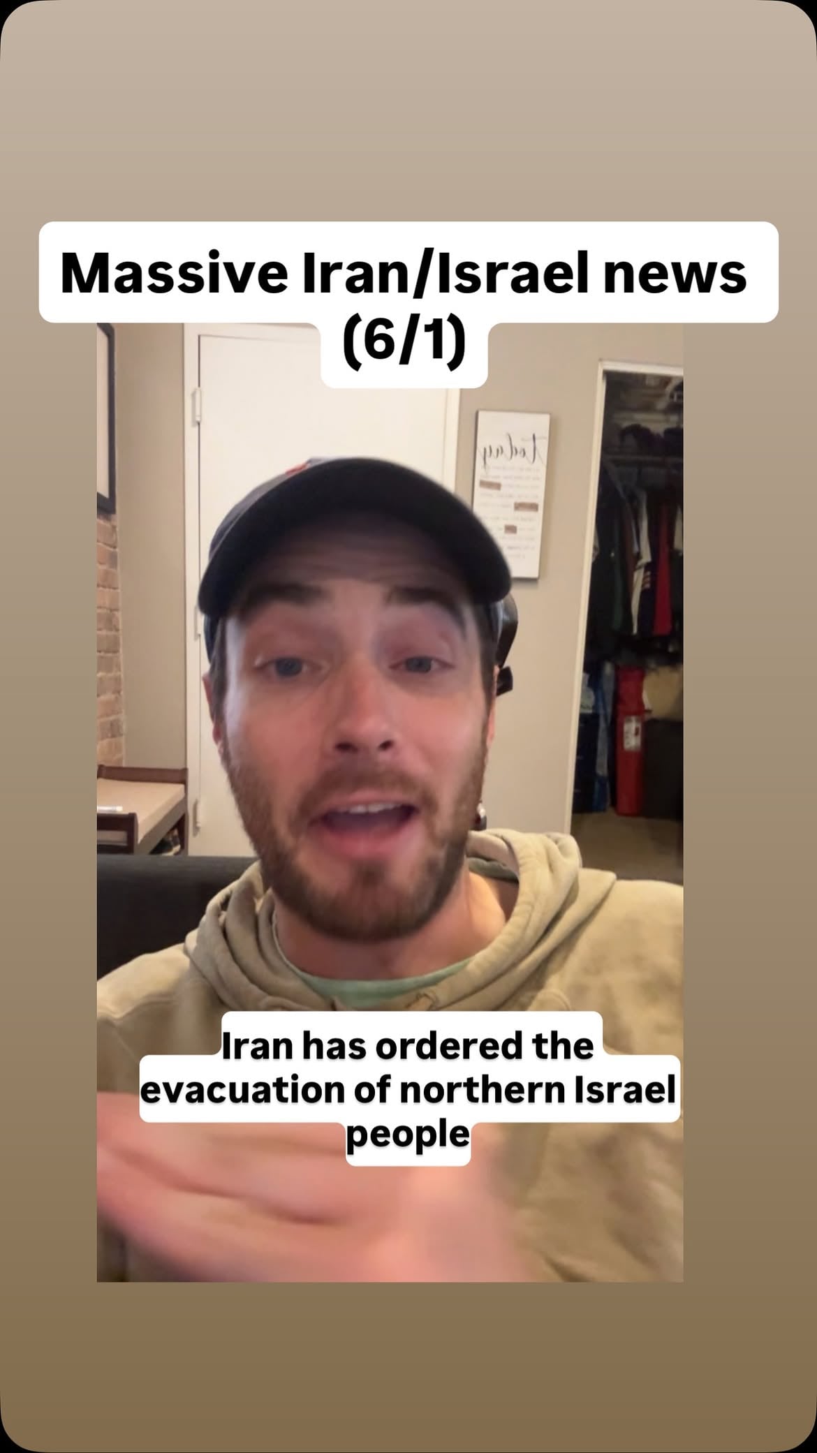 Israel fucked around and is about to find out (6/1)