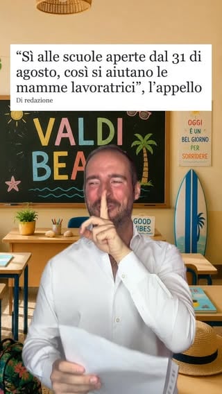 SI SBOCCIA!
#filippocaccamo #scuola #maestra #genitori