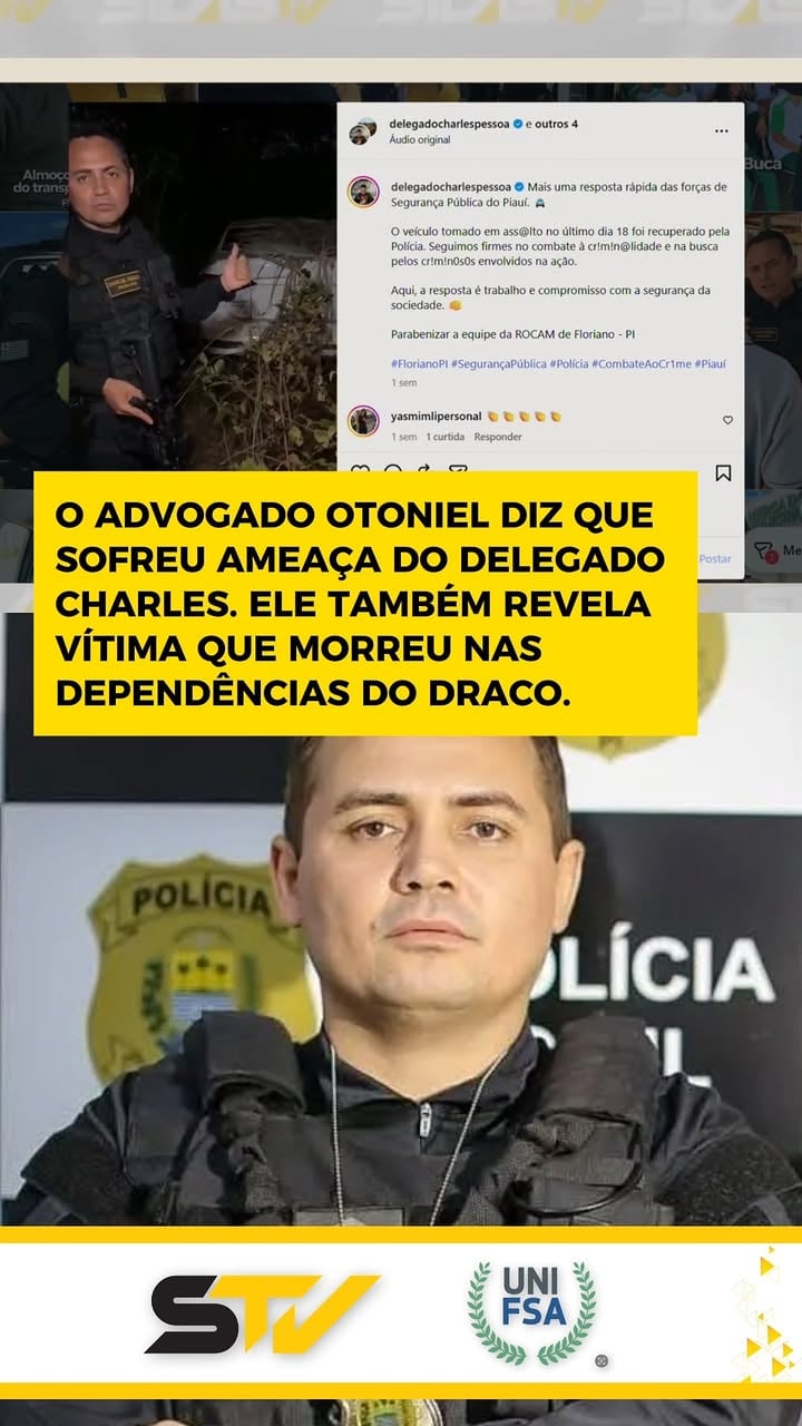 Grave: Otoniel denuncia ameaça de delegado e aponta morte sob custódia no DRACO.

A bancada da Silas TV expõe esse embate que coloca em xeque a segurança pública do nosso estado. Acompanhe os detalhes da denúncia que parou o Piauí.

#SilasTV #Denúncia #Otoniel #DRACO #SegurançaPública #Piauí #PapoReto #Jornalismo