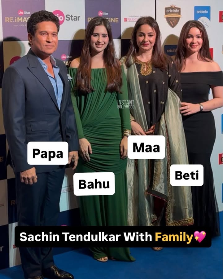 Sachin Tendulkar with his dear family at an event!😍❤️

#sachintendulkar #saratendulkar #aa
