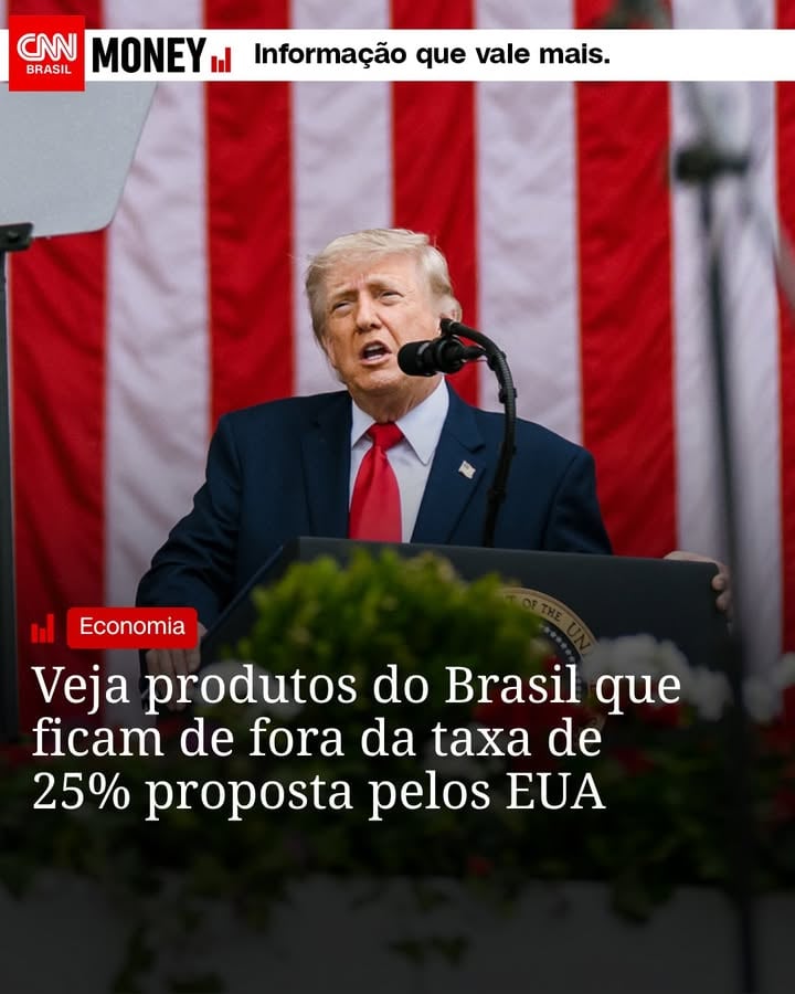 NOVA PROPOSTA DE TAXAÇÃO AMERICANA

💰 Uma nova proposta de taxação de 25% dos Estados Unidos ao Brasil, apresentada nesta terça-feira (2), deixa fora de seu escopo produtos como carnes, café, peças de aeronaves, minerais metálicos, outras frutas, especiarias e petróleo. A medida tem gerado reações comedidas nos mercados, mas acende um sinal de alerta para as negociações bilaterais que se estendem até julho.

#CNNMoney #Economia #Taxação #EUA

📸 Casa Branca e Canva Pro