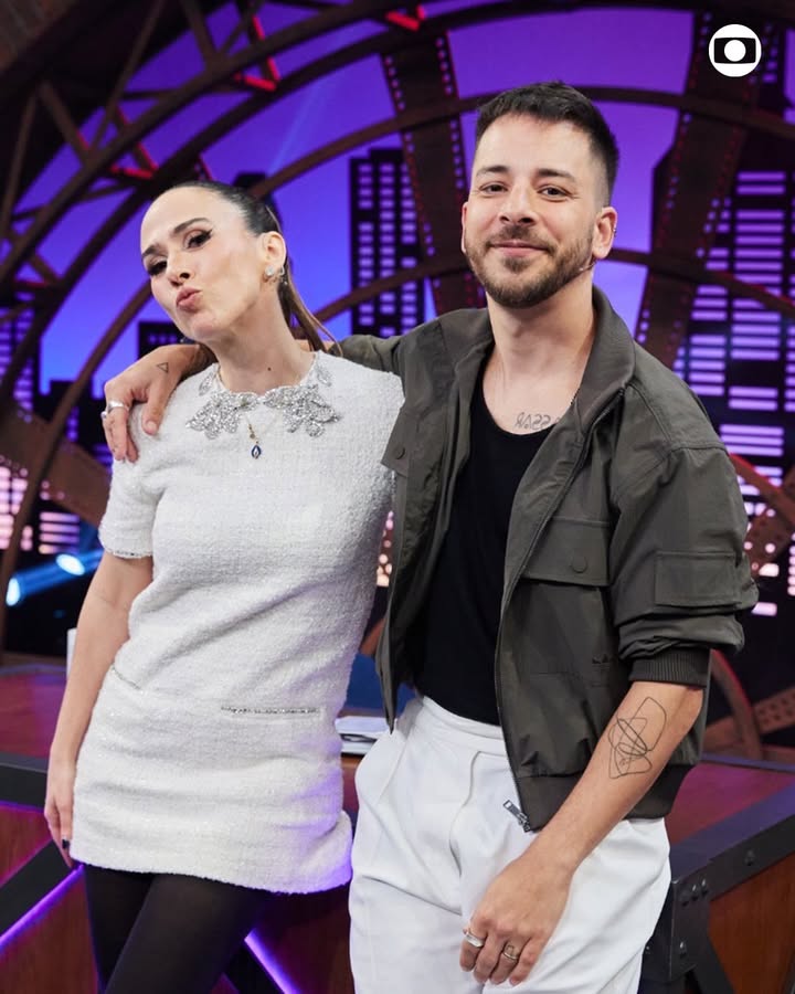 Vamos encerrar essa temporada do #LadyNight com A  dupla do pop? @tatawerneck recebe @junior_oficial para o bate-papo mais caótico e amoroso possível. É depois de #GuerreirosdoSol, na #TVGlobo! 💜📺