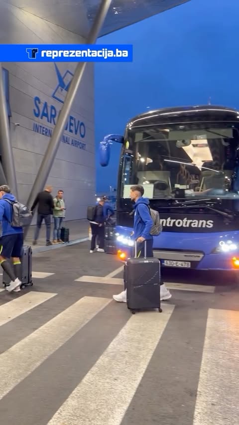 📍Sarajevo Airport, 2.6.2026. | 04:40h ✈️⚽️🇧🇦