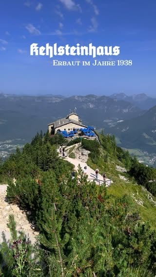 The Kehlsteinhaus was a gift from Martin Bormann for AH his 50th birthday in 1939. The teahouse was built 1820m above sealevel on the Kehlstein, a marvel in architecture at the time there was also a road leading up the mountain with tunnels and hairpin bends that are still used today by busses to drive up tourists. AH himself went there only about five times as he preferred to stay on his Berghof. Eva Braun did go there quite often to enjoy the view. Hermann Fegelein married Gretl Braun in Salzburg with the afterparty in the Kehlsteinhaus in June 1944. Today it is owned by the Bavarian state and is a public attraction with panoramic views and a restaurant. 

#germany #history #architecture