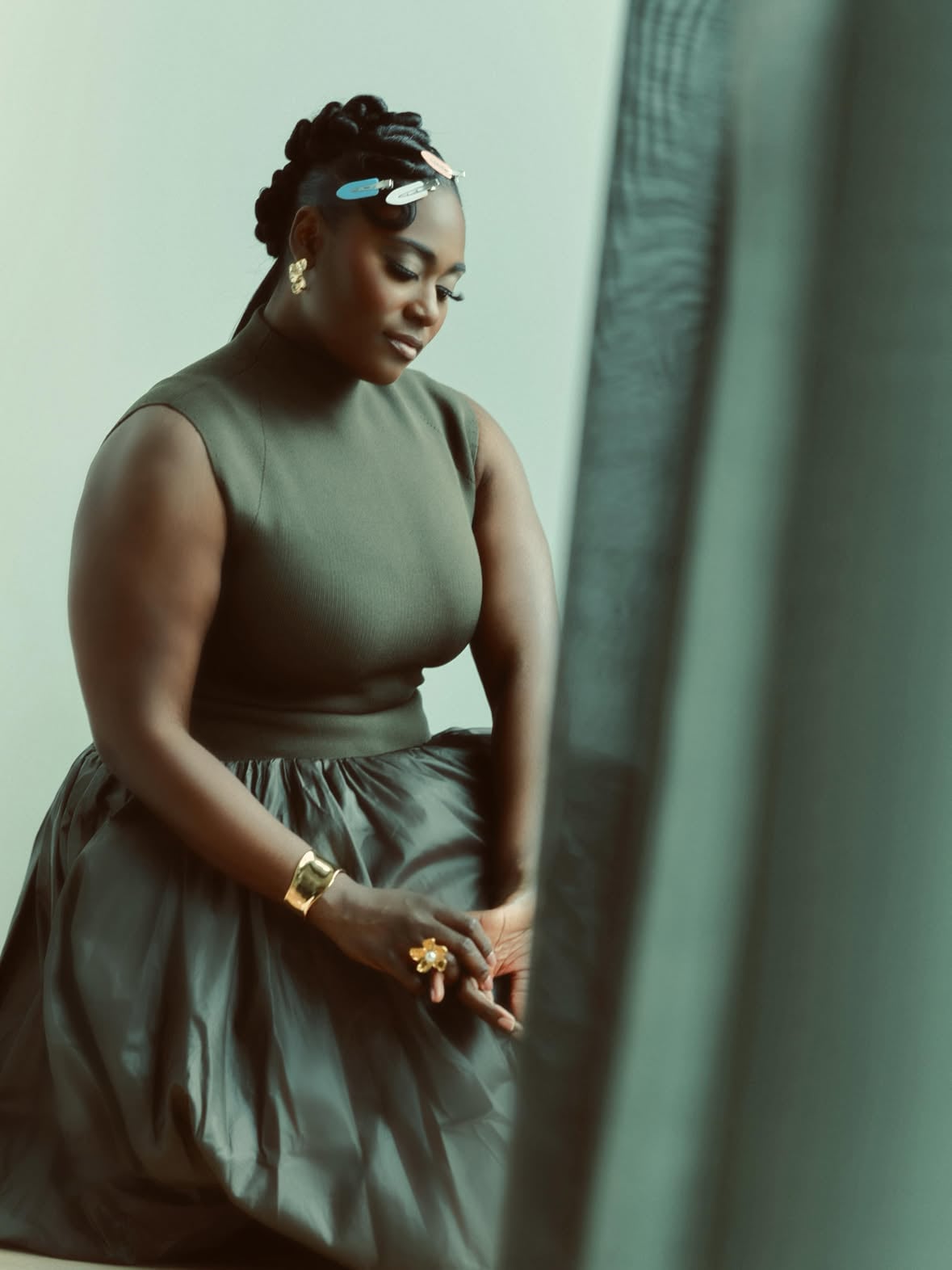 June’s mood: CONTINUE.🩶

Photographer: @stockezy 
Hair @infamousmstish 
MU @redcarpetfaces 
Wearing @_aje_
