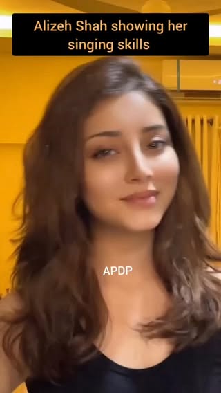 #AlizehShah showing her singing skills .