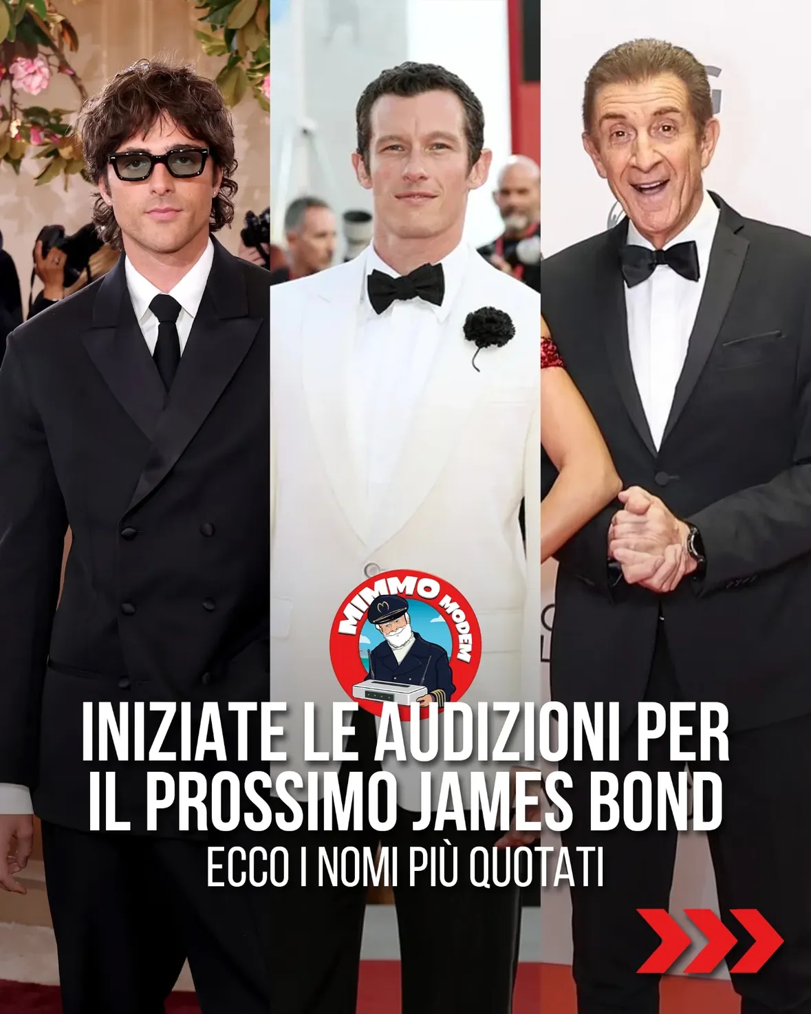 Sono iniziate ufficialmente le audizioni per il prossimo James Bond. Scrivi nei commenti il tuo proferito o il tuo candidato non in lista.