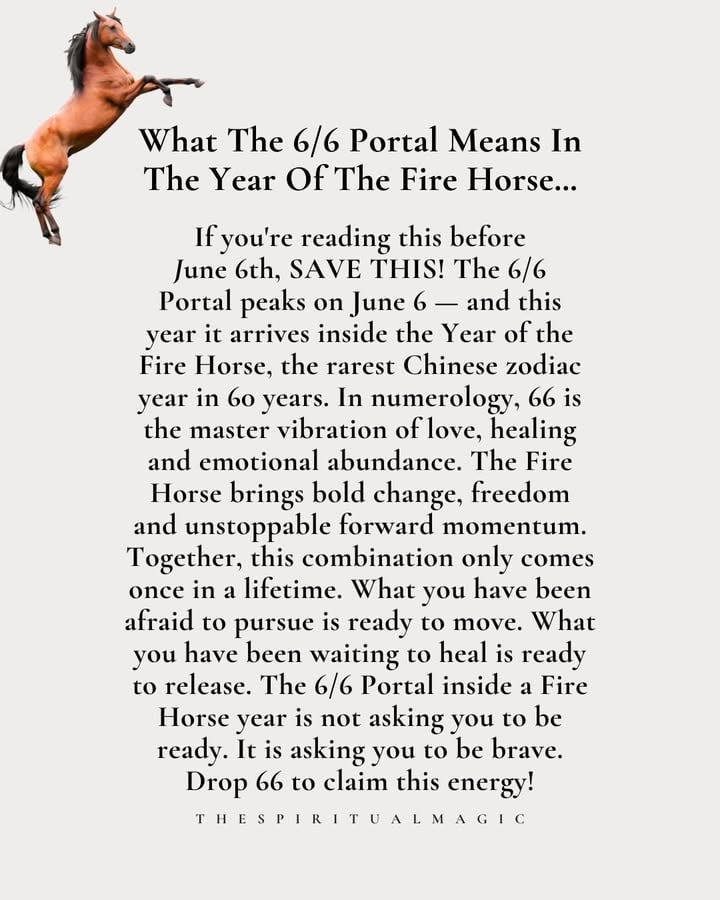 Drop "66" below to claim this energy. 🙌✨