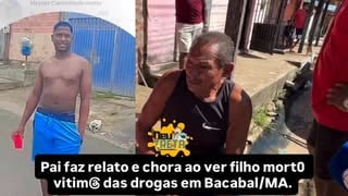 🚨 O Choro comovente de um pai que havia acabado de perder um filho, no bairro Trizidela em Bacabal/MA.
A mort£ de Klayver Cantanhede está associada a suspeita de surto após uso excessivo de drog@s.
O jovem foi encontrado sem vida na manhã deste último domingo, 31.

🎥 @samuelfalameubixim