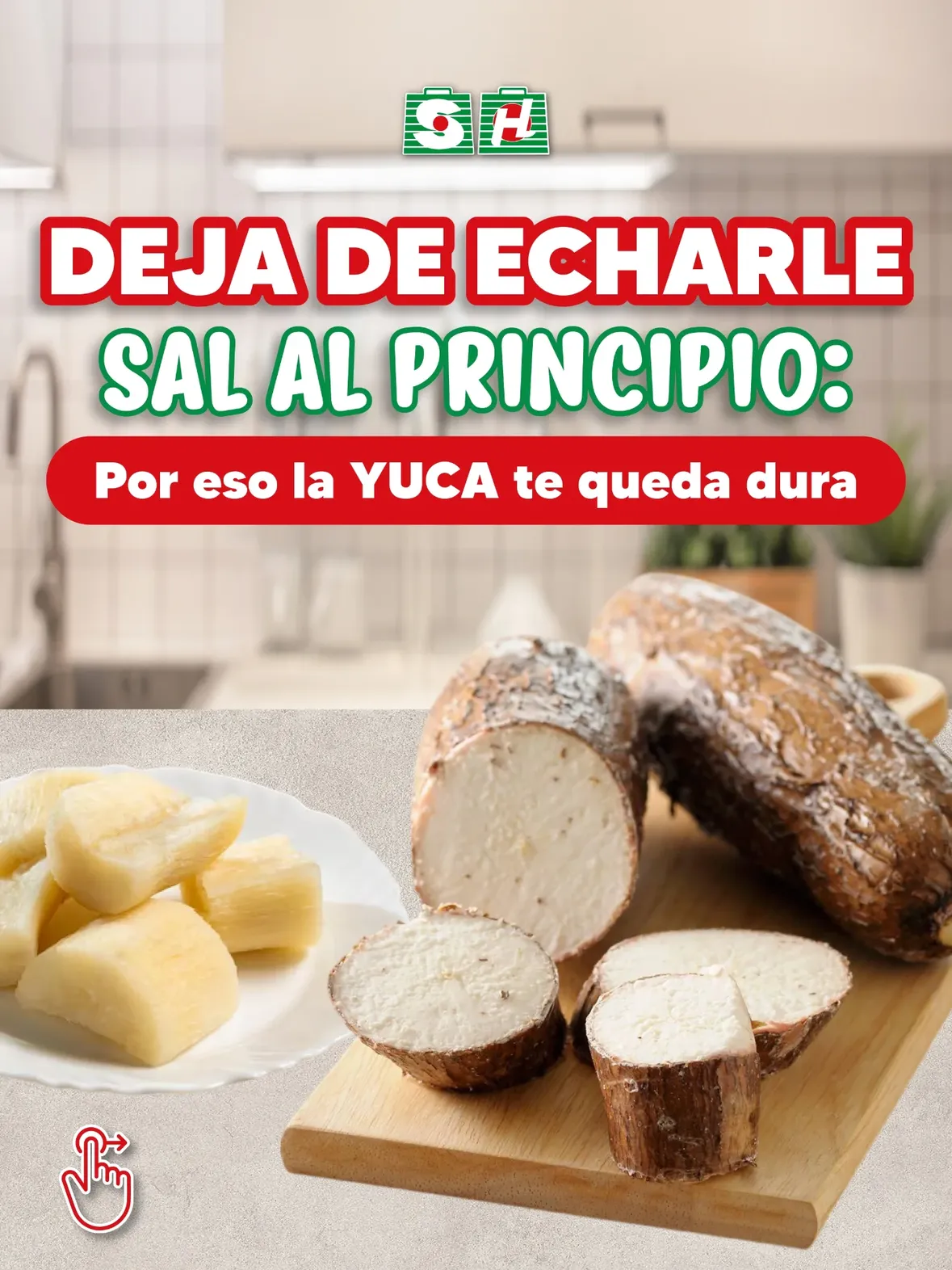 ¡No deberías echarle sal a la yuca hasta que no esté blanda! 🙅‍♀️

El que lo hace al principio, solo está gastando gas de más 🤯

​Desliza 👉 y conoce el método que no falla (y que probablemente nadie te contó) 🫣

​Abrimos debate:

¿Eres de los que echa la sal al final ✅ o vas a seguir defendiendo tu yuca dura? ❌😂

​¡Los leemos en los comentarios! 👇

#yuca #Tips #supermercado #vegetales #superlider