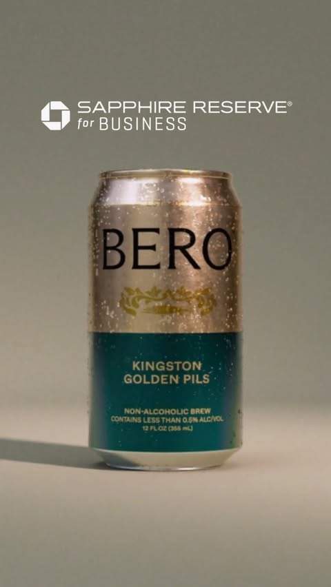 #chasesapphireforbusinesspartner I didn’t want to leave the culture of the pub behind. I just wanted to change what was in my glass. So I built @berobrewing: a new standard for non-alcoholic beer. With Chase Sapphire Reserve for Business, BERO is just getting started. Here’s to what comes next.