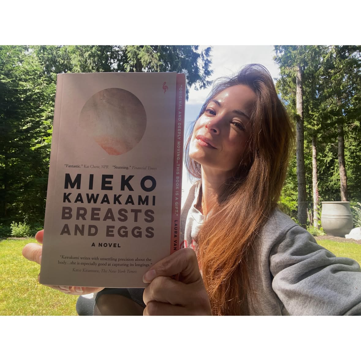 Here she is! The Madwoman’s Library’s June book: “Breasts and Eggs” by Mieko Kawakami.

I know what you’re thinking about the title. And yes, this is a story explicitly about what it is to be awoman. However, it is not meant to alienate the men folk, it is meant to open you up. 

We have spent this year moving through people who couldn’t see their own enclosures, and then people who could see them and called them home anyway, and then Han Kang showed us the street on fire. We are outside now. This is the outside book. Natsuko is a writer, single and asexual, approaching forty, who wants a child. And contemporary Japan, along with its medical and economic infrastructure, has a lot to say about whether that is permitted.

To the men in the group: I have been thinking about how to say this. The books that have changed me as a reader are almost always the ones that required me to live inside a consciousness unlike my own. This is one of those. Also, if you loved Remains of the Day earlier this year, Natsuko is doing what Stevens could never do. She can see the system. 

Translated by Sam Bett and David Boyd. Akutagawa Prize winner. ￼
