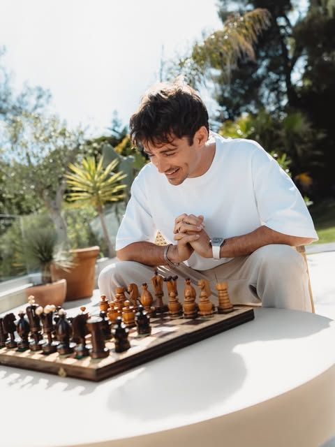 Chess. Piano. Guitar Hero. 12-hour nights. We spent a day with @charles_leclerc in Monaco, and what we found goes way beyond the track.

Comment CHARLES to get the full story