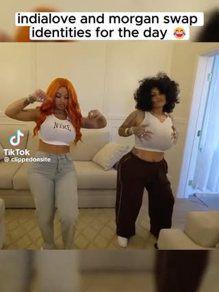 W STREAM 🔥🔥 I had so much fun swapping with sis @indialove … she ate my personality faahooow 😂
.
🚨TWITCH LINK🔗 IN MY BIO 🚨 
Twitch: MorganWestbrooks