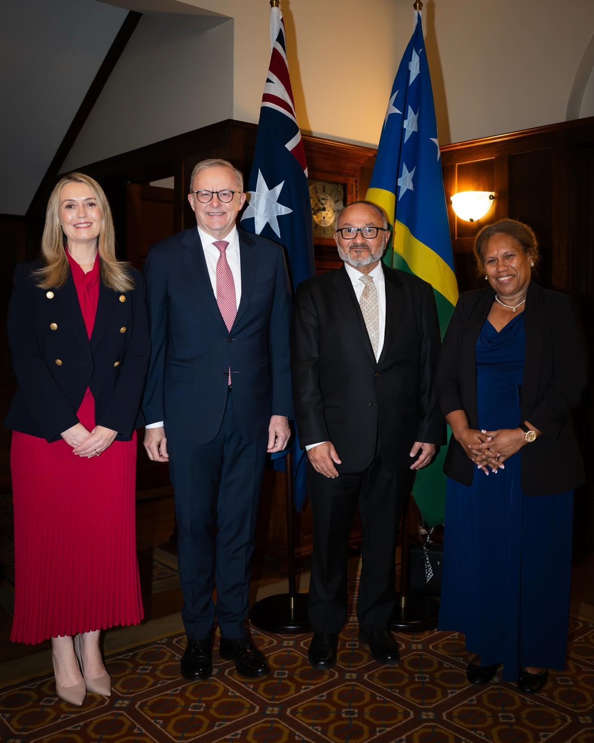 Australia is proud to be part of the Pacific family.

Working with our neighbours, we’re stronger and more secure.

Thank you Prime Minister Wale of Solomon Islands for a productive visit to Canberra. 🇦🇺🇸🇧