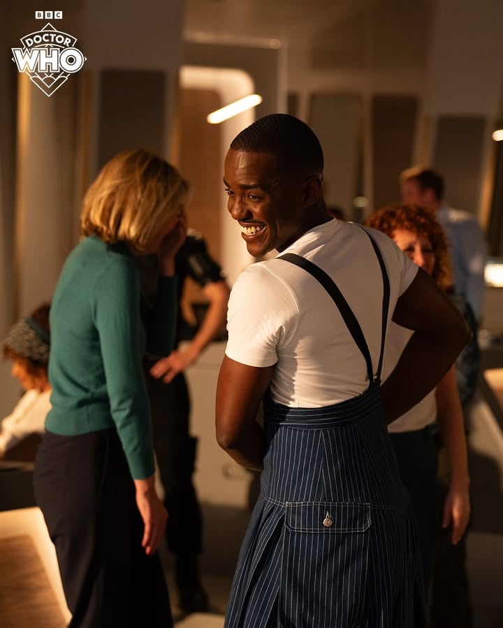 "This has been an absolute joy..." 🔥🎬 

Throwback to behind-the-scenes of Season 2 finale THE REALITY WAR, which premiered one year ago today! #DoctorWho