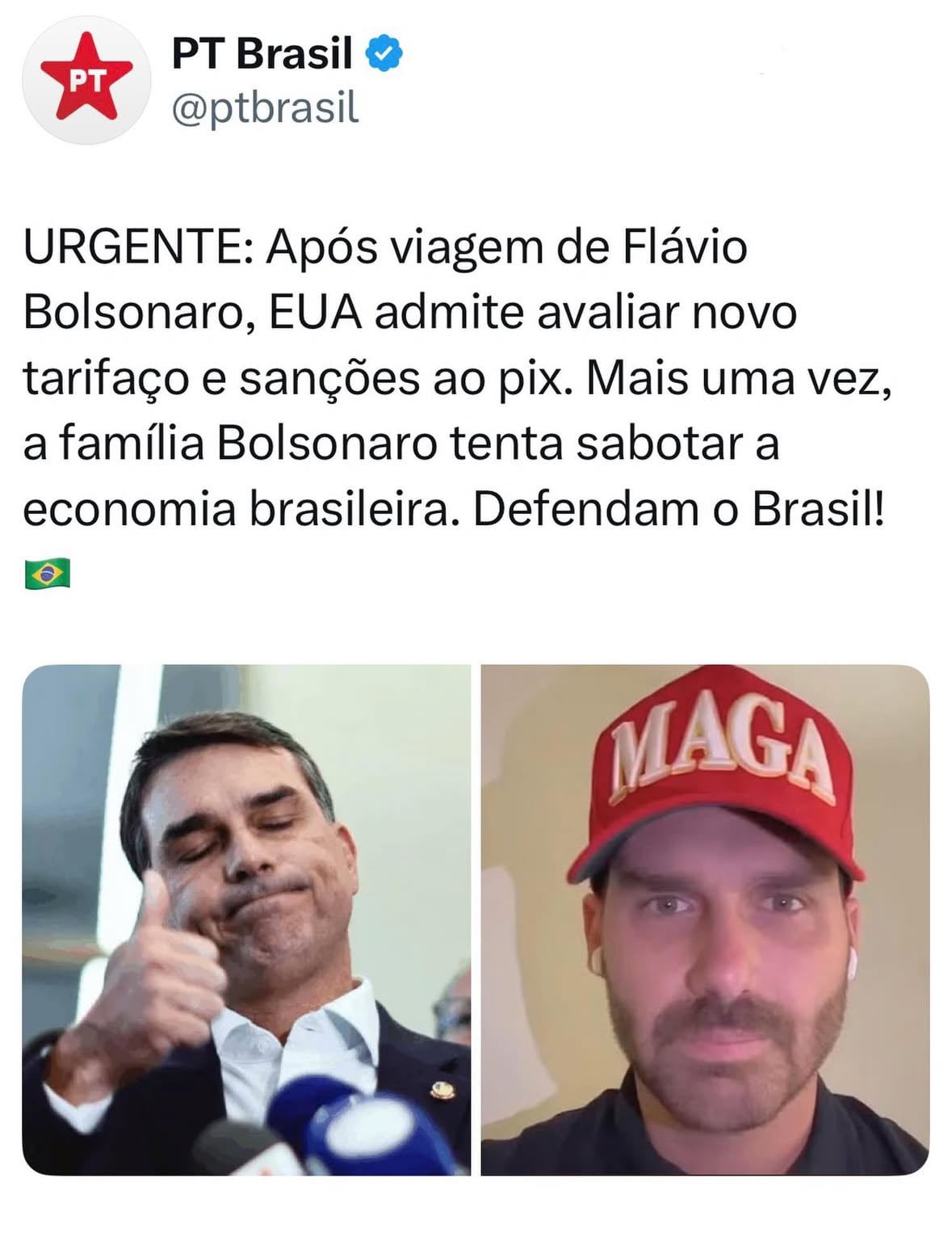 Defendam o Brasil! 🇧🇷