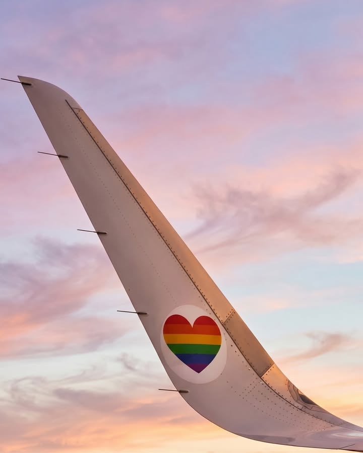 Love takes off in every color. 🌈✈️​
​
In 2022, our Airbus A320neo D-AINY became “Lovehansa” - created to celebrate openness, diversity, and the people who make our journey possible.​
​
From borders to screens to the skies, we’ll always keep spreading the love. ​

Happy Pride!

#Lufthansa