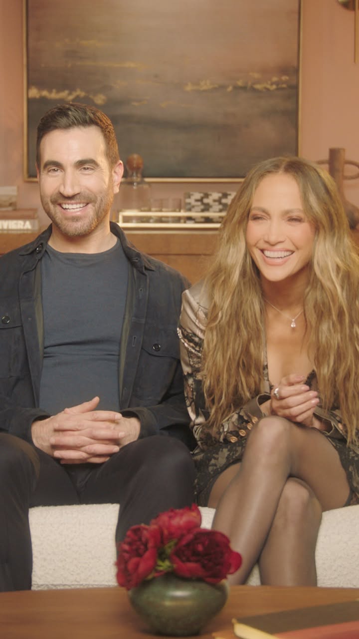 Jennifer Lopez and Brett Goldstein's first on-camera meeting. OFFICE ROMANCE premieres this Friday.