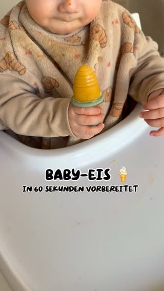 Das Verhältnis von Aufwand zu Begeisterung ist hier komplett absurd und in der Geschmackswahl seid ihr auch maximal flexibel 🤭🤌🏻

Obstbrei aus dem Glas wurde hier jetzt lange verweigert… aber 3 Eis werden hier gerne gegessen. 😂🤭