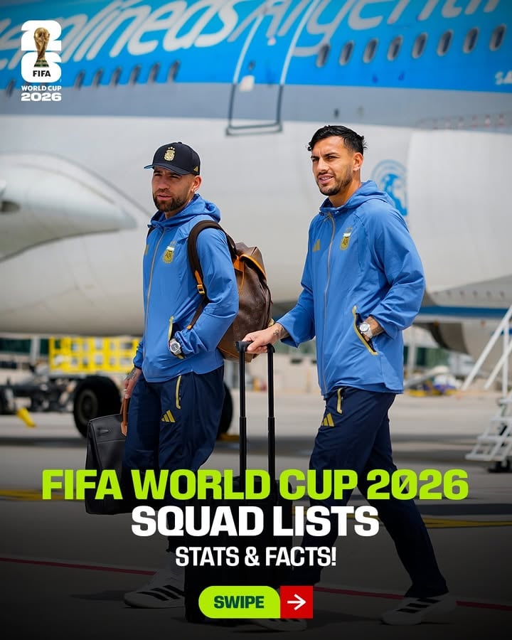The @FIFAWorldcup 2026 squad lists have been confirmed! 🤩

Some of the key stats and facts you may not have known… 👉