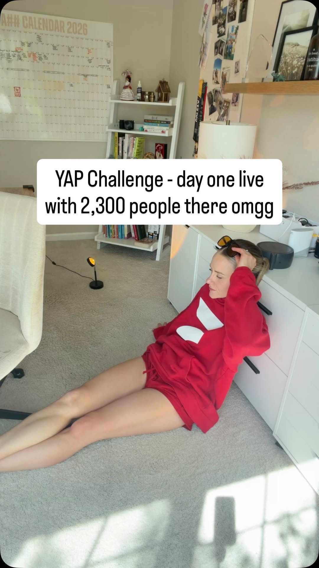yoooo yappers... what a unreal LIVE call 🔥 biggest takeaways / anything resonate / how was it? 

2,300 OF YOU FOR 2 HOURS are you kidding me?!

I felt like I was going to pass out from the nerves. but wow, what a cool experience. I hope you gained some solid value from the call!!

MISSED THE LIVE?
no stress at all - it’s currently rendering + will be uploaded in the members area tonight!

A few quick things:

👉 Day two content drops tomorrow: pre-recorded trainings “your content foundation game plan” + “steal my strategies video walkthrough of socials”
 👉 No other content available right now // content drips out every day for the next 6 weeks! get ready!!!….goooood stuff comin’
 👉 If you missed today’s live, get caught up on the replay before diving into Day 2.

Everyone who was live...

y’all  are legends.

that was honestly one of the coolest things I’ve ever done. Thousands of YOU from all over the WORLD…im touched deeply and unbelievably grateful.

+ thank you for bringing such incredible energy to day 1.

we are officially underway. #JJYAPCHALLENGE

I need to touch grass!

day two content drops tomorrow 😎