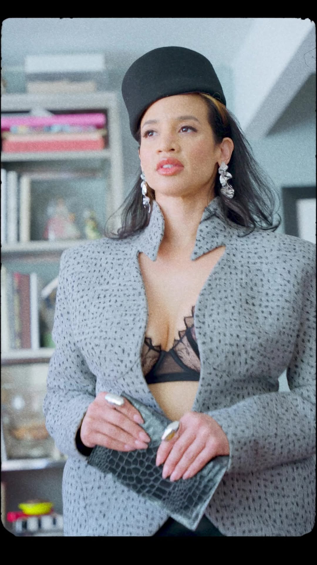 Nothing says NYC…like Margeaux and Hazel.. we continue our fashion soap opera as Hazel has strong armed Margeaux to see an emotional awareness therapist. Beam in…Dr. Luna Rose, ex dominatrix who parleyed her skills into working within the therapeutic community. She is a master of breaking down deep rooted power dynamics in dysfunctional work relationships. She has an intensive regiment that is very unorthodox and gets paid heftily ….Buckle up