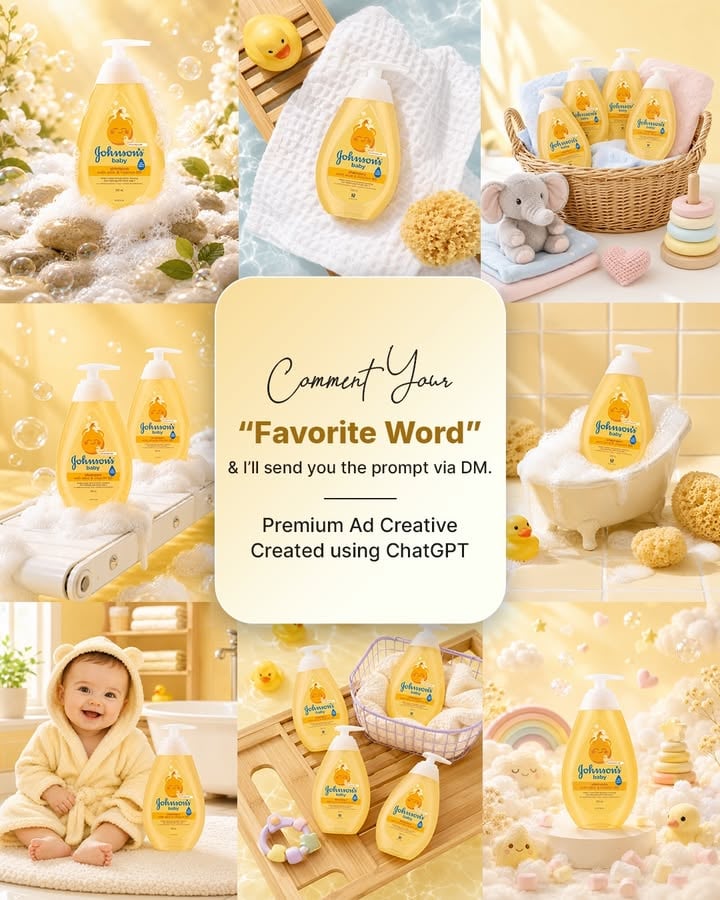 Turn any product photo into a premium, professional-looking ad with ChatGPT.

From stunning product shots to complete brand visuals, AI can help you showcase your products like they were shot in a high-end studio—without the expensive photoshoot.

Comment your favorite word, and I’ll send you the prompt via DM.

#ai #chatgpt #branding