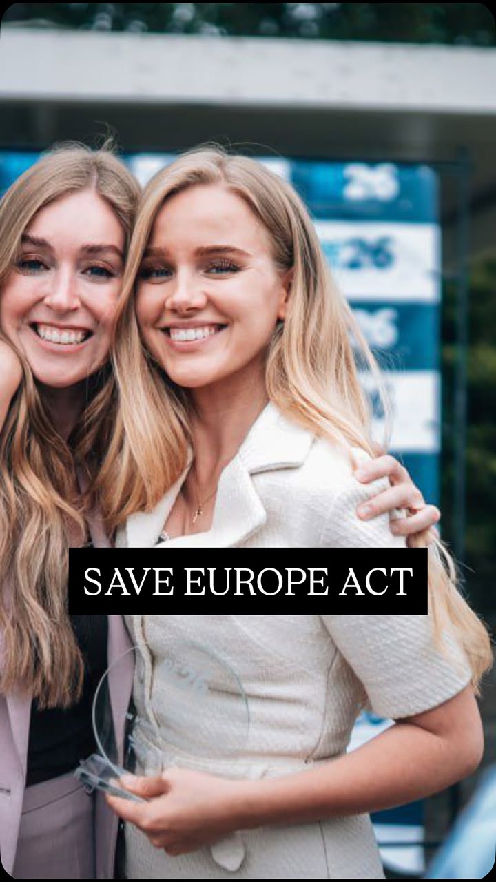 Eva heeft de Save Europe Act gelanceerd om ervoor te zorgen dat er eindelijk iets gebeurt aan de massale migratie naar Europa én remigratie wordt bewerkstelligd. 

Al meer dan 70.000 mensen hebben getekend. Tekent u ook? 

Het is belangrijker dan ooit: save-europe-act.com