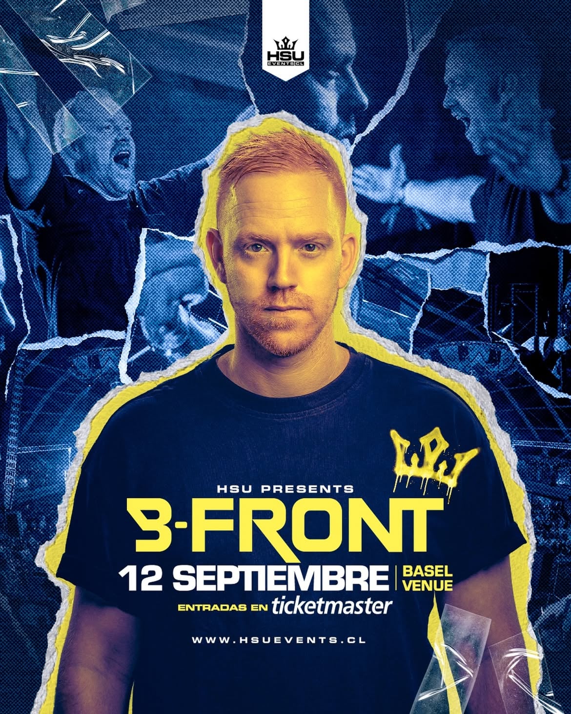 Finalmente vuelve a nuestro País B-Front para hacer un complemento perfecto a esta velada de música este próximo 12 de Septiembre. Será un show inolvidable. Comienzo de venta de entradas Viernes 05 de Junio a través de Ticketmaster. 💙