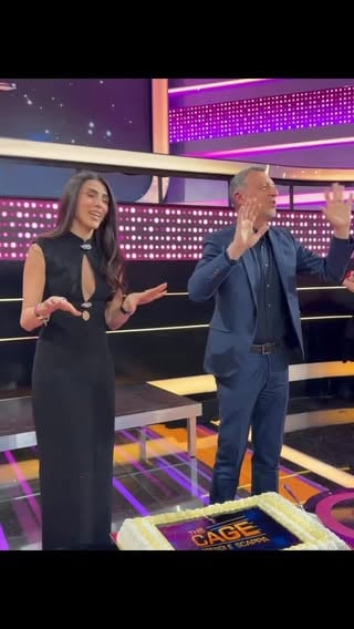 #GiuliaSalemi emozionata ringrazia tutti durante l’ultima puntata di #TheCage 🥰❤️‍🔥